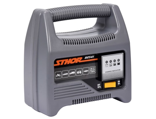 STHOR - Chargeur de batterie avec led 12v 4a 60ah