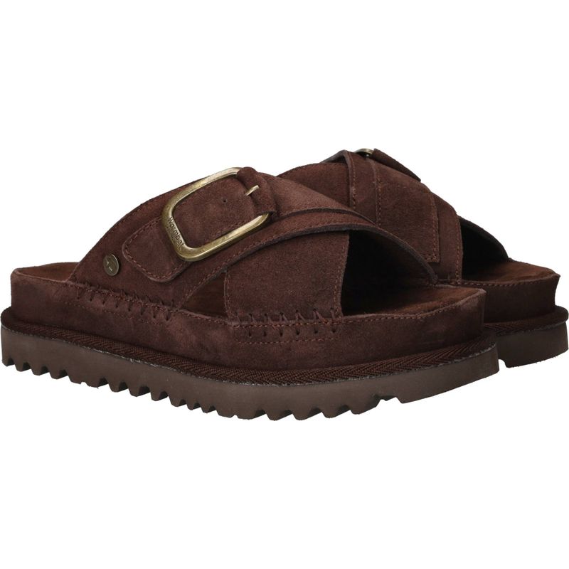 Warmbat Wondai Slippers Bruin Dames