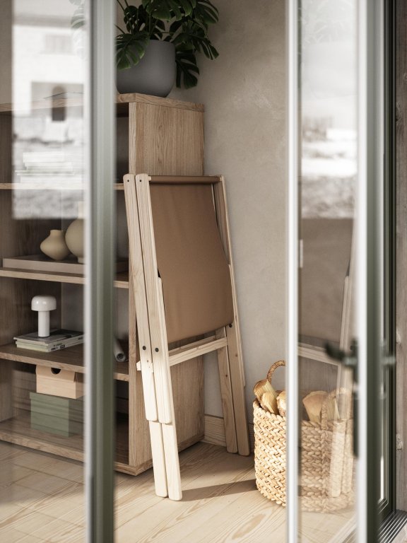 Karup Design Boogie klapstoel naturel, Wheat Beige