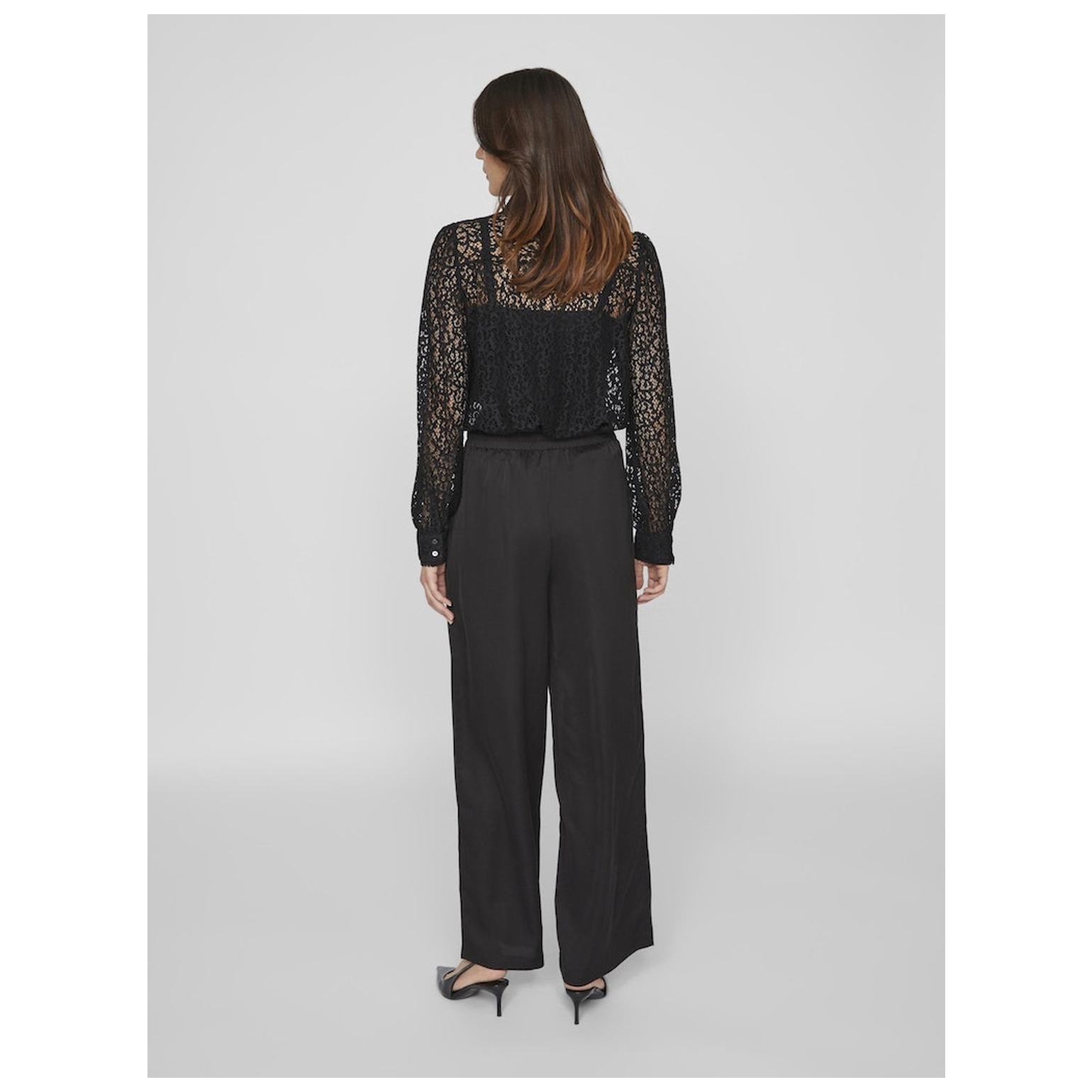 Vila VIELLETTE HW WIDE PANTS-NOOS