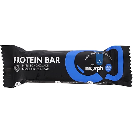 Proteinbar m. peanuts og chokolade