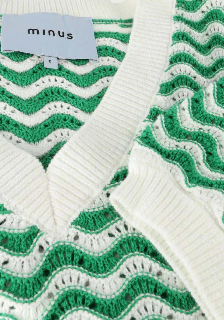 MINUS groene minus t-shirt maika 2/4 sleeve knit t-shirt