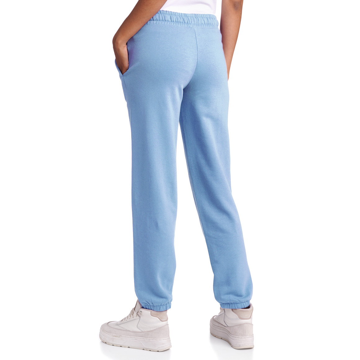 Gina Damen Jogginghose mit Elastikbund blau