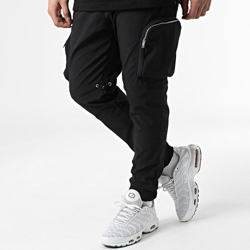 Ensemble Tee Shirt Et Jogger Pant LL601 Noir