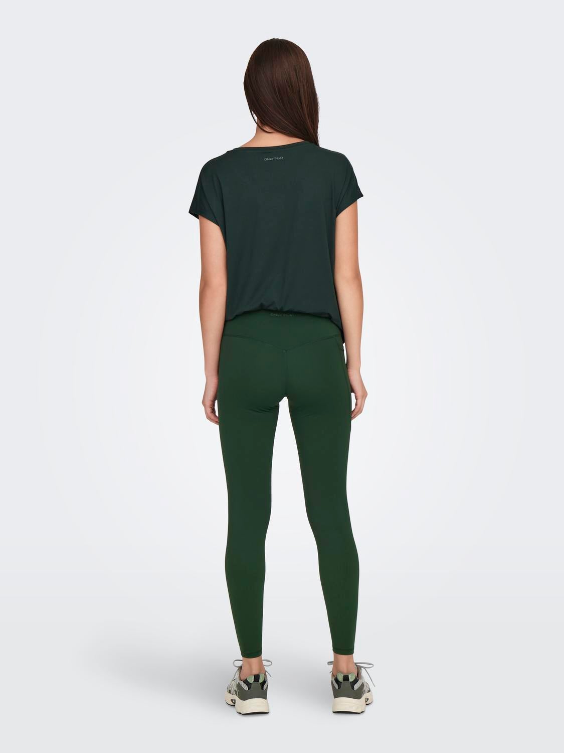 ONPJAM-3-SANA Super-High Waist Enger Schnitt Sportleggings Scarab