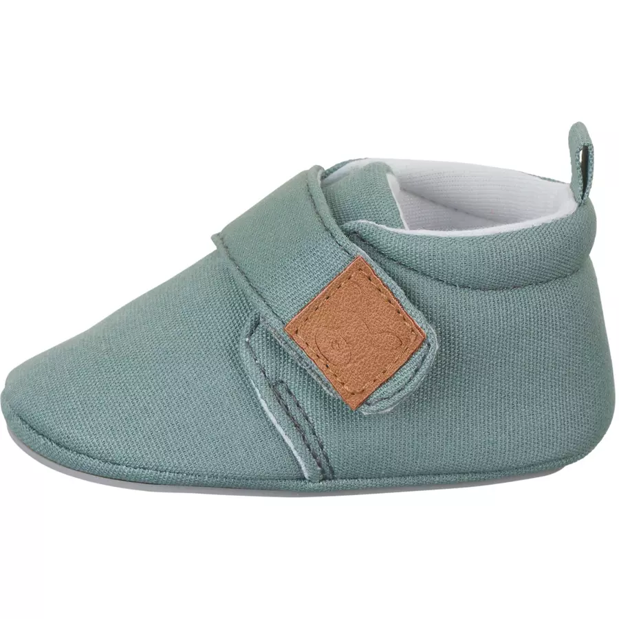 Sterntaler Baby-Krabbelschuh Uni grün