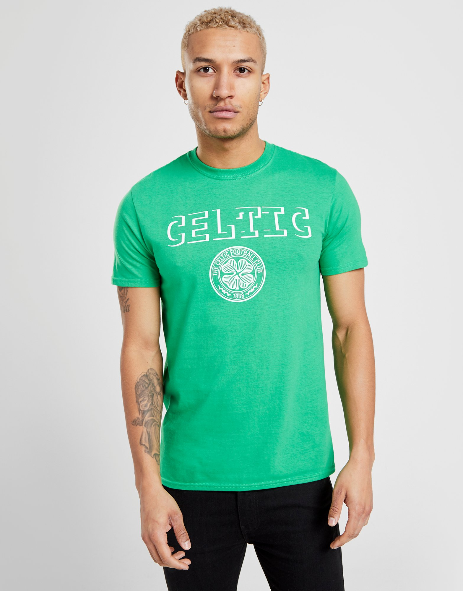 Official Team Celtic Badge Shirt Homme