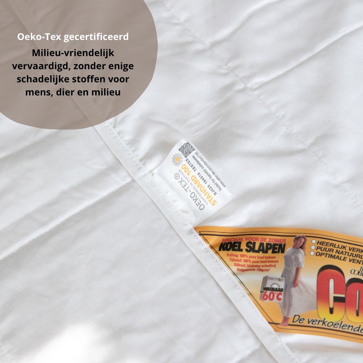 Cool Cotton - 100% Katoenen Matrasoplegger - 80x200cm