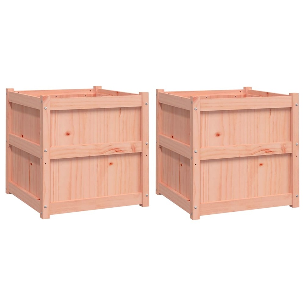 Jardinières 2 pcs bois massif douglas