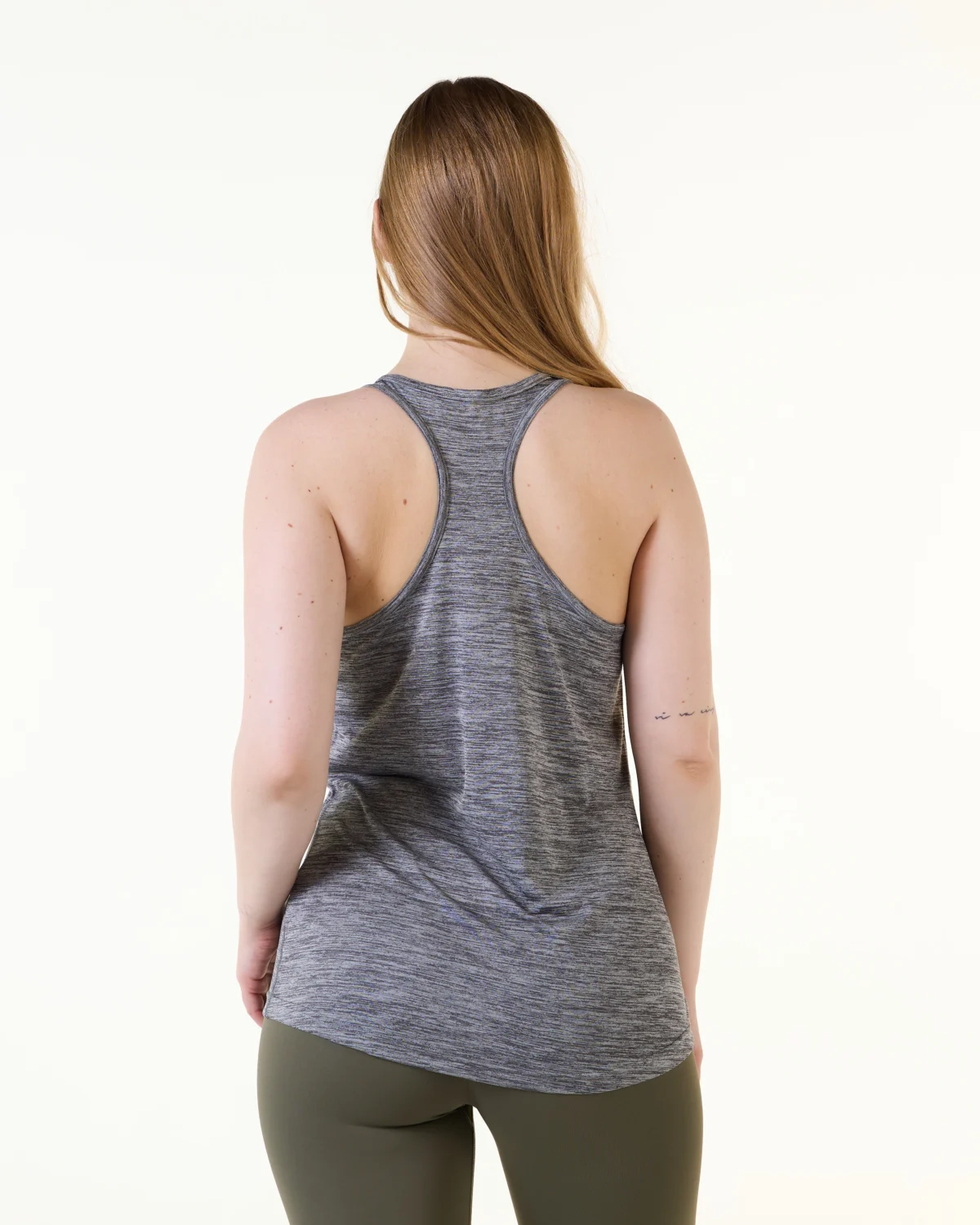 LEVITY Essential Marl Tank Top Grey Marl