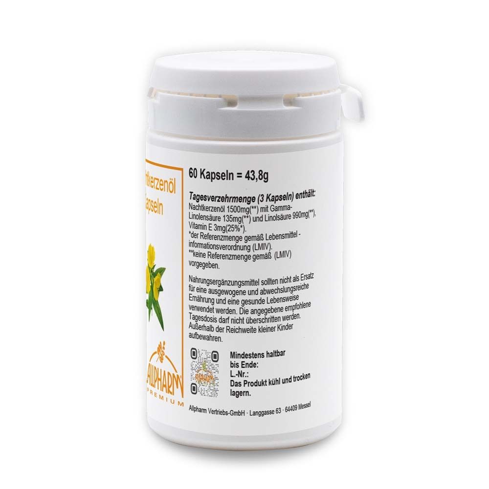 ALLPHARM Nachtkerzenöl Kapseln