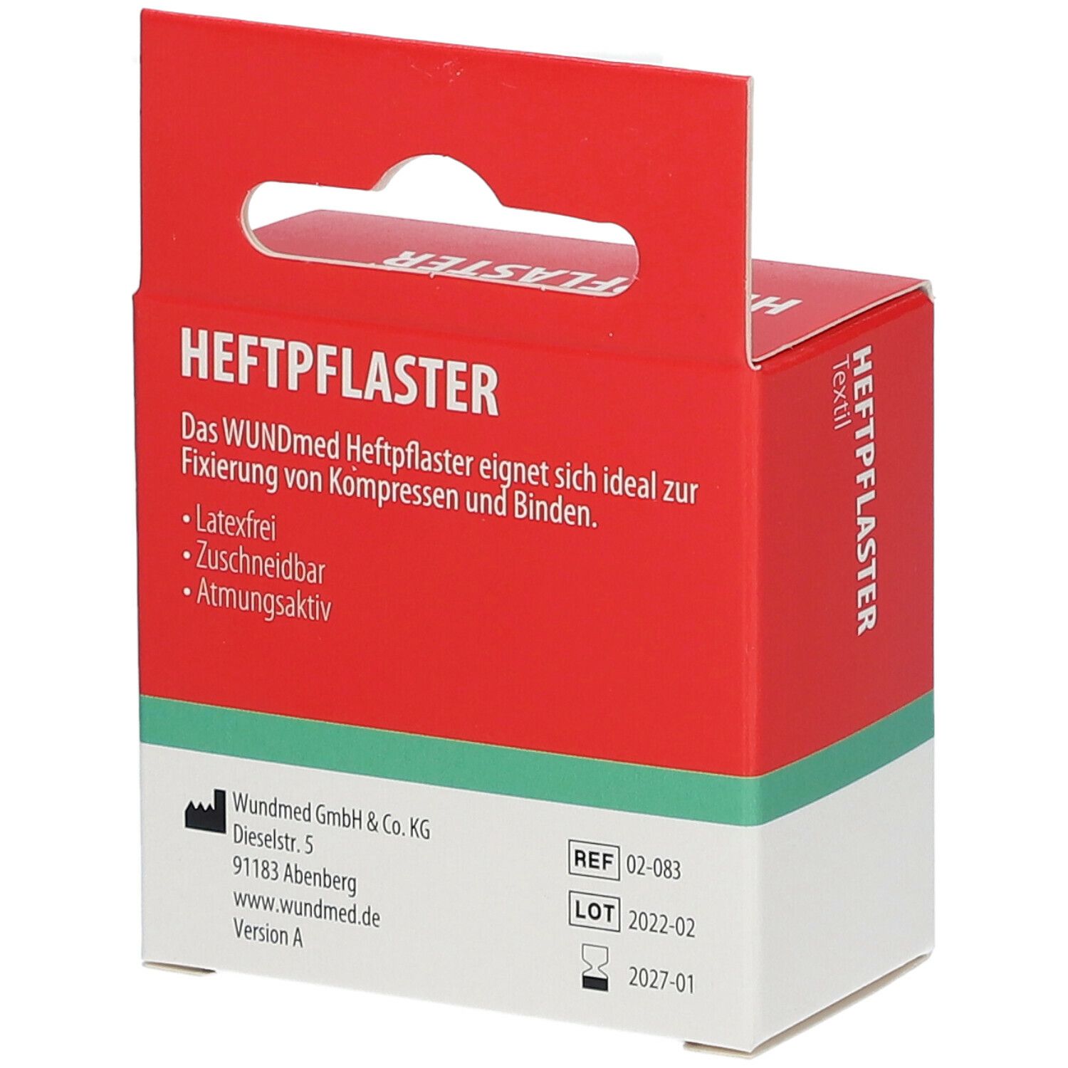 WUNDmed® Heftpflaster 5 m x 2,5 cm