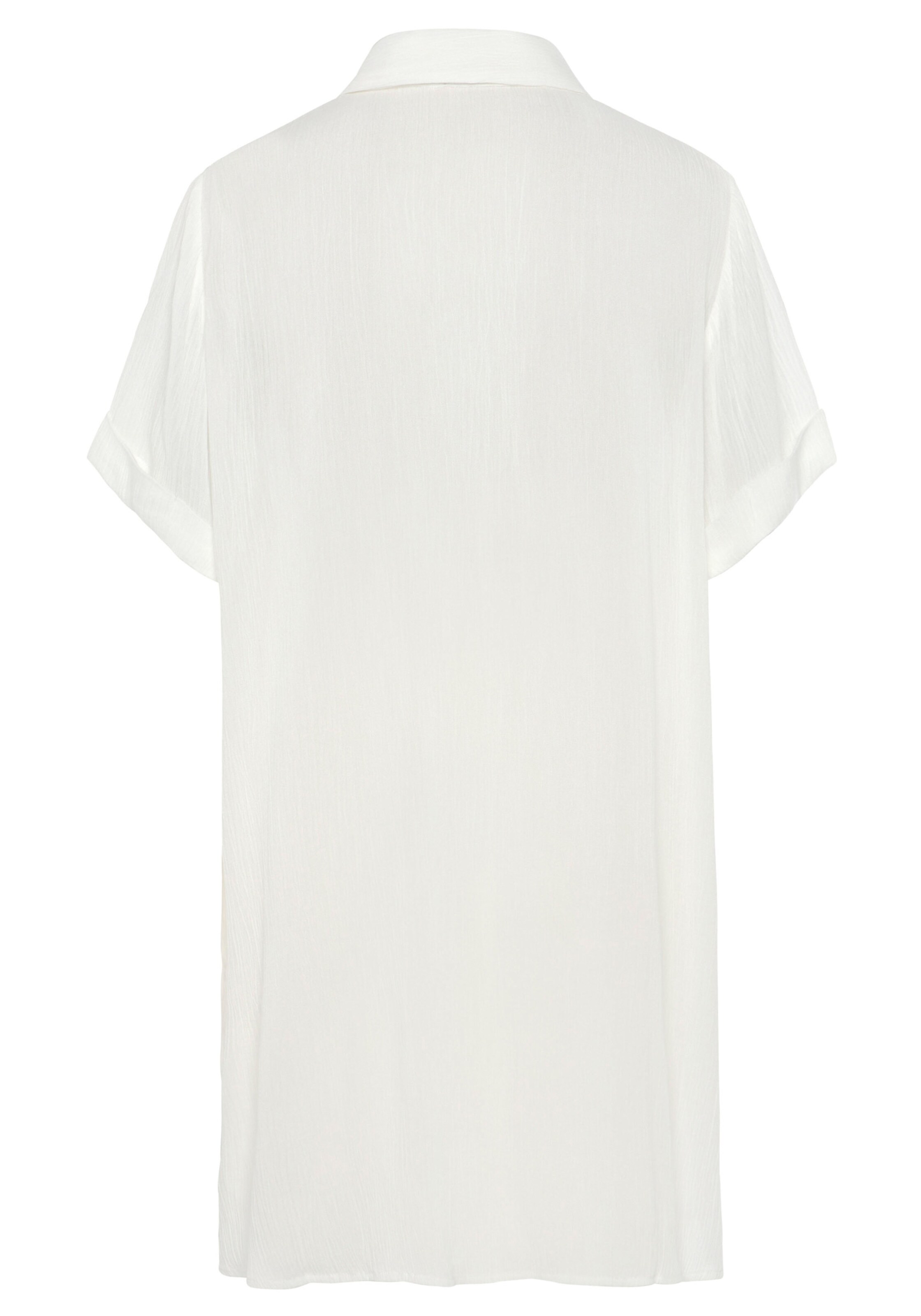 LASCANA Longbluse in weiß
