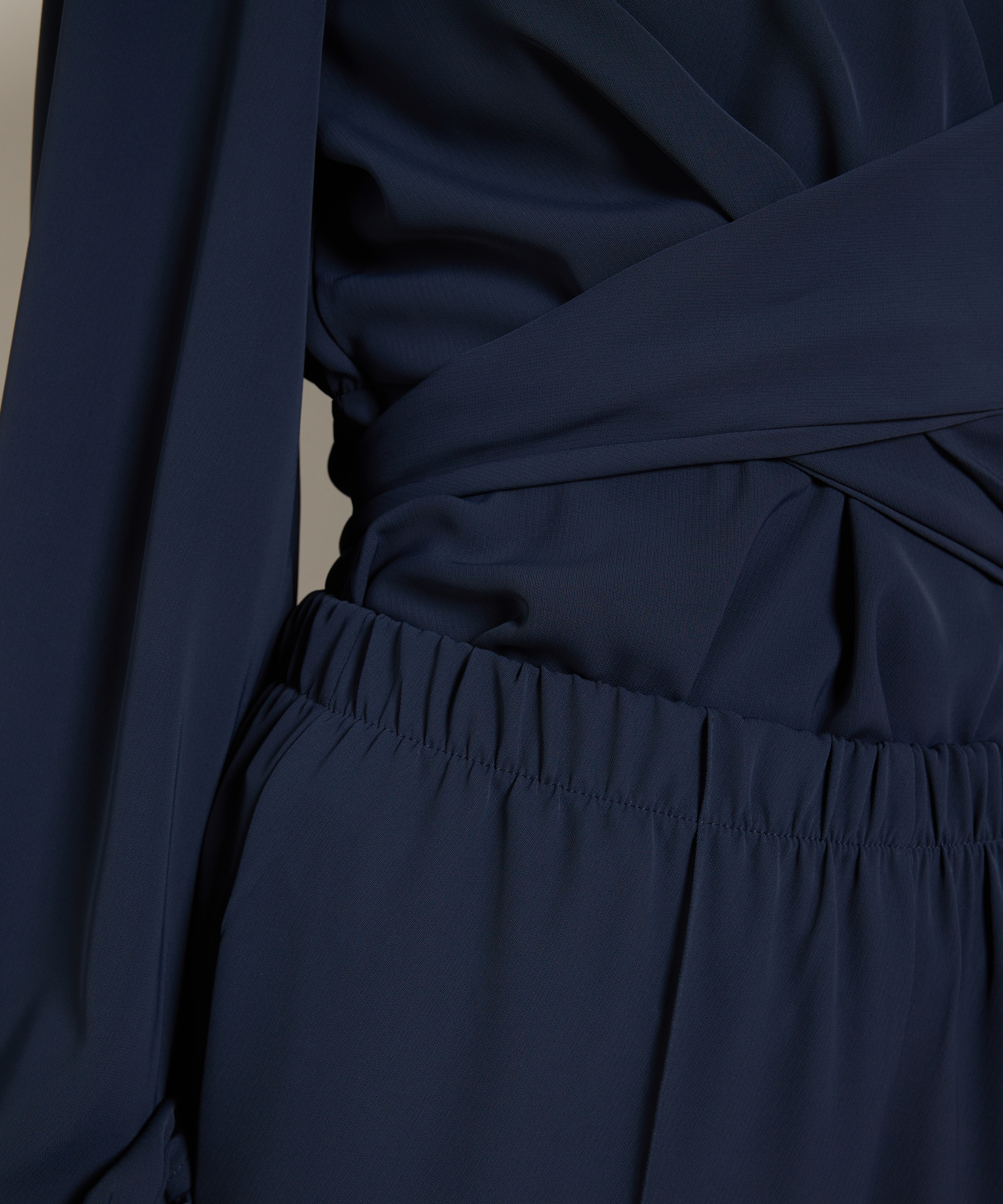 wide fit broek met naad