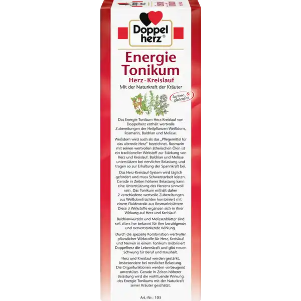 Energie Tonikum Herz-Kreislauf