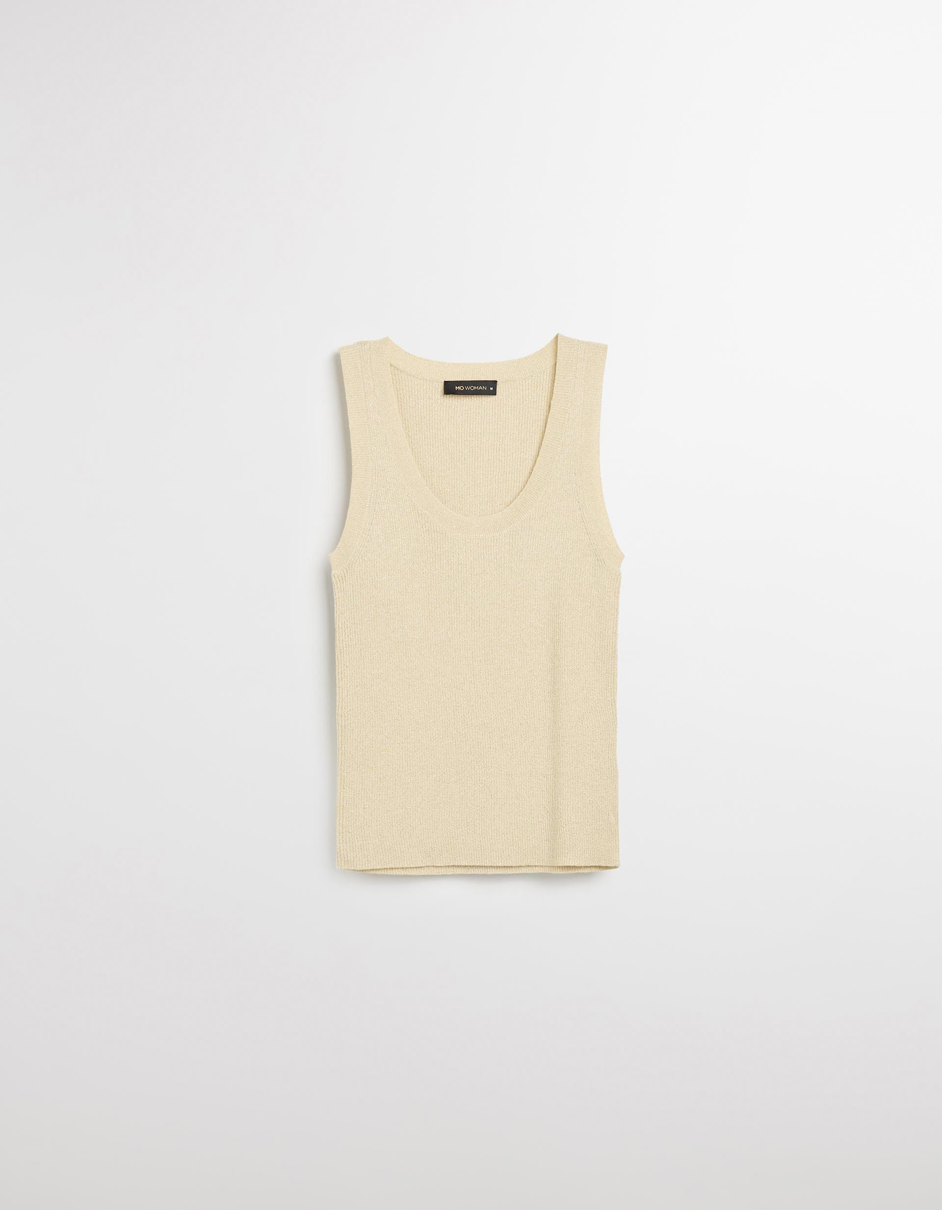 Top Lurex, Mulher, Dourado