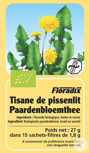 Salus Floradix Tisane De Pissenlit Bio 15 Sachets-Filtres