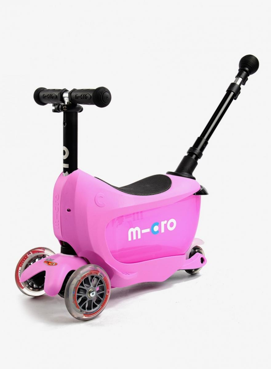 Trottinette mini2go deluxe plus rose