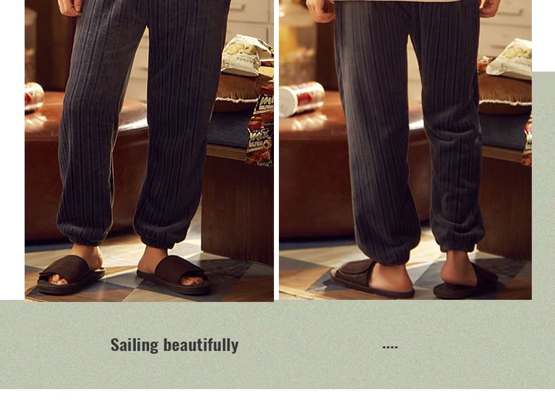 Jeony - Pyjamaset: Fleece Sweatshirt + Broek