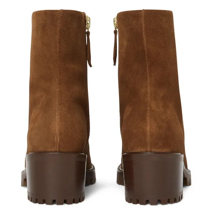 Rivecour Bottines Suède N°78 | Noisette