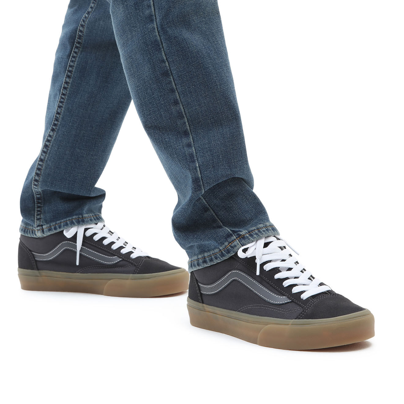 Vans Sneakers en Cuir & Textile Style 36 noires