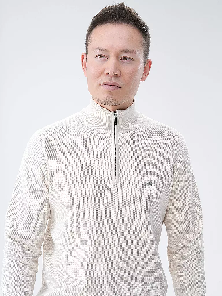 FYNCH HATTON Troyer Pullover creme