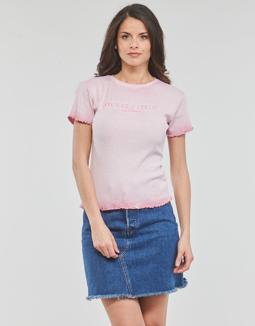 Guess - SS CN EDURNE TEE - Rose