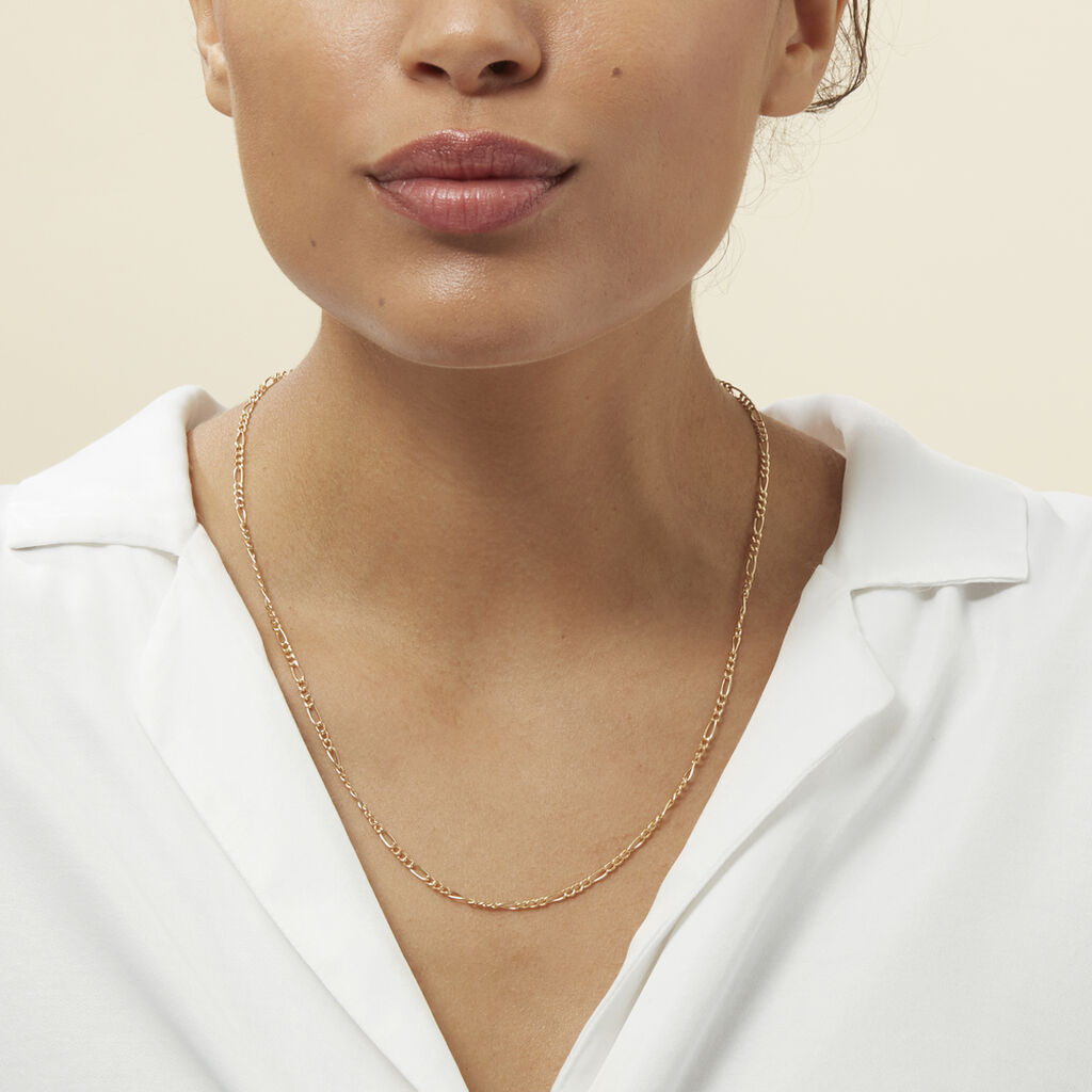 Chaîne Dougou Maille Alternée 1/3 Or Jaune
