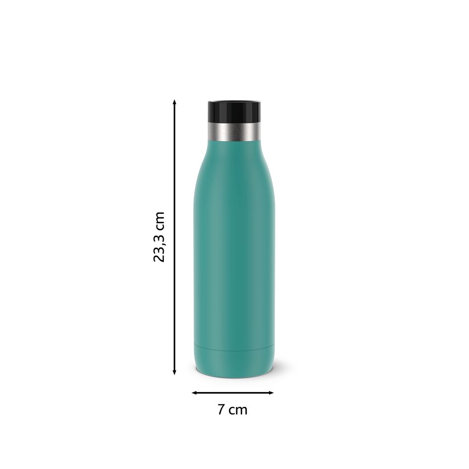 Bludrop Basic N3110210 drinkfles 0,5L RVS/Groen