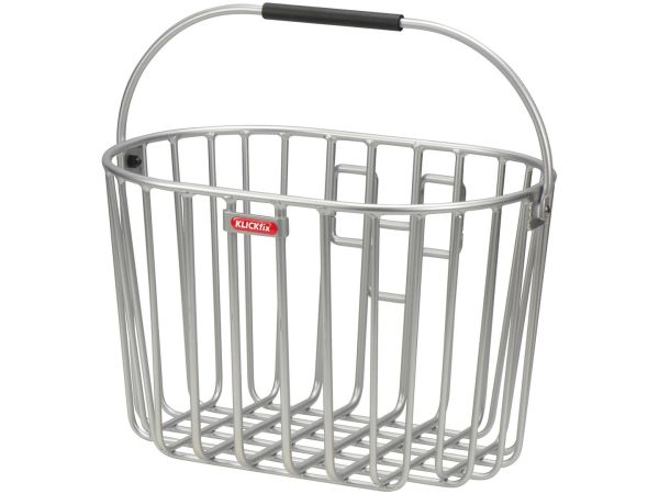 Klickfix Alumino Silver Cykelkurv, 16L
