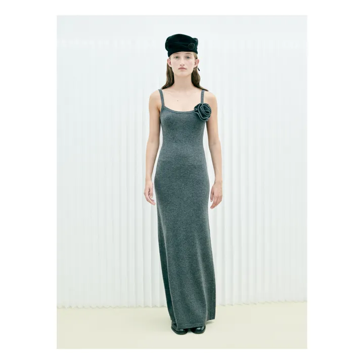 The Garment Robe Como Slip Laine | Gris anthracite