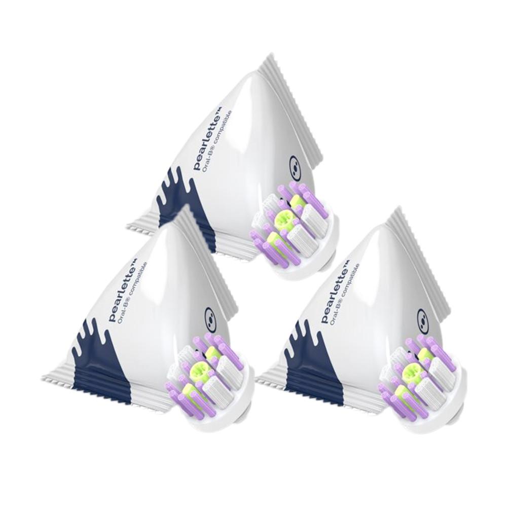 Brushette x3 Têtes de Brossettes à Dents Brushette Pearlette