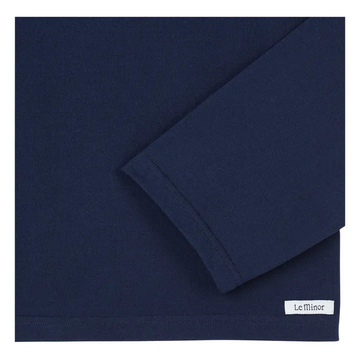 Le Minor T-shirt Manches Longues Vic | Bleu marine