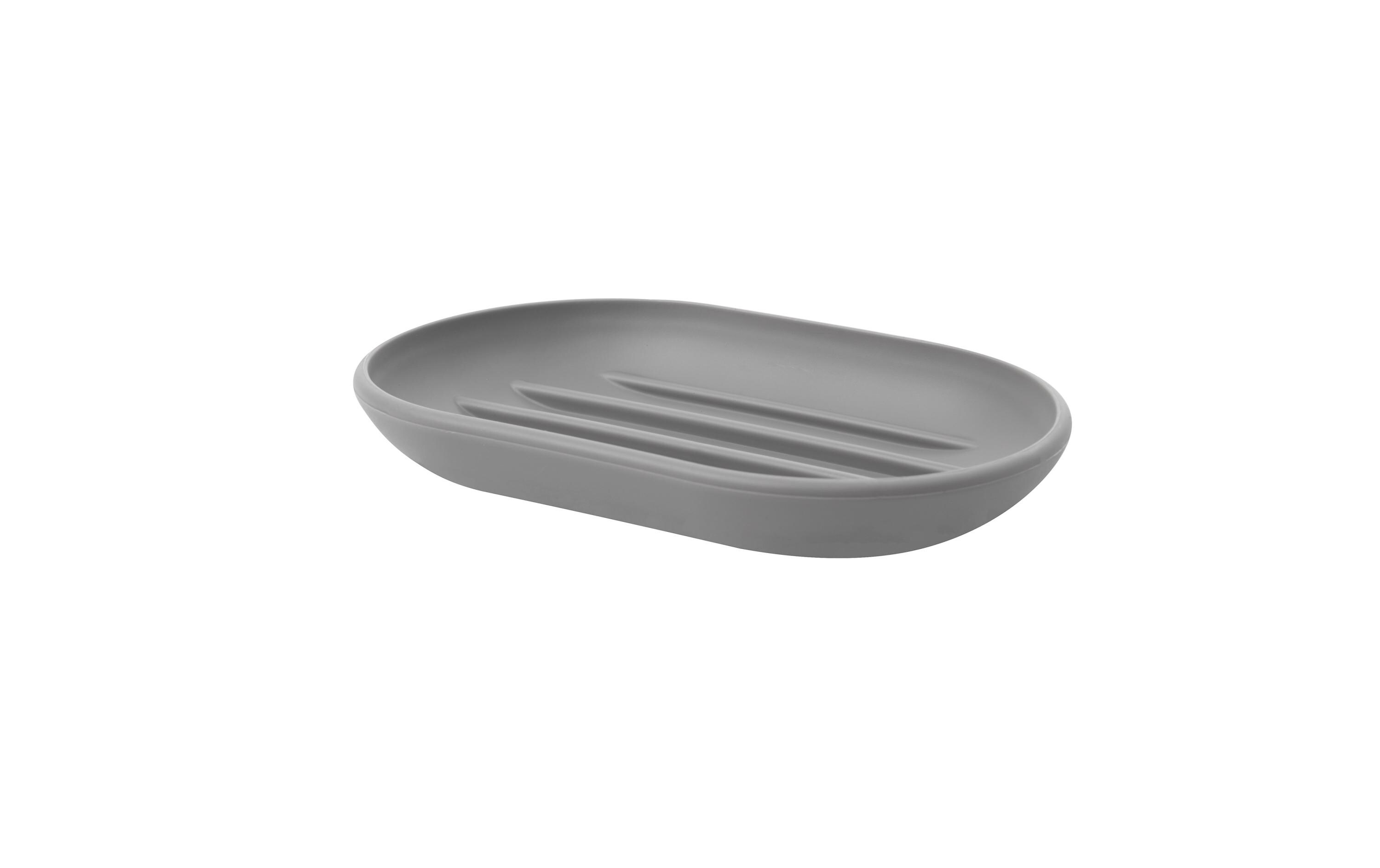 Seifenschale Touch GrauSeifenschale aus ABS Kunststoff