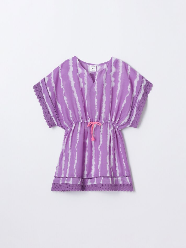 Caftan tie-dye - Lilás