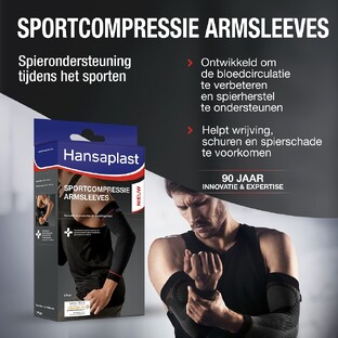 Hansaplast Sportcompressie Armsleeves 1ST
