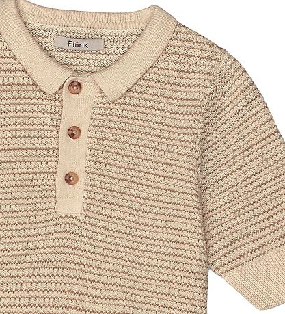Fliink Polo - Strick - Untilly - Sandshell
