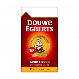 Douwe Egberts Aroma rood grove maling filterkoffie groot