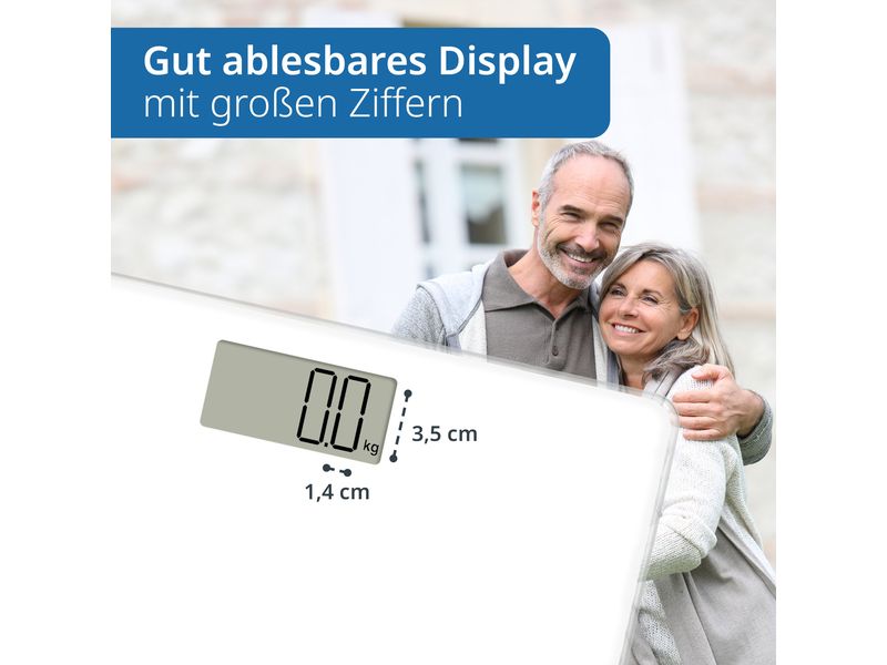 ADE Personenwaage Amina Weiss Digitale Körperwaage in modernem Design