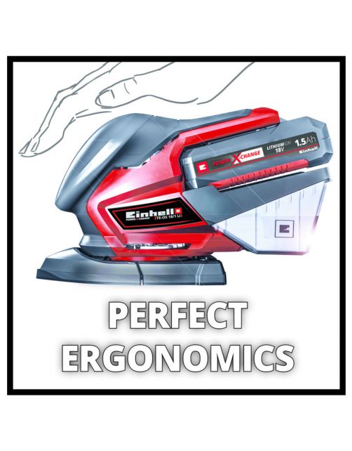 Einhell Accu Multischuurmachine - Electrisch Gereedschap - Rood Zwart