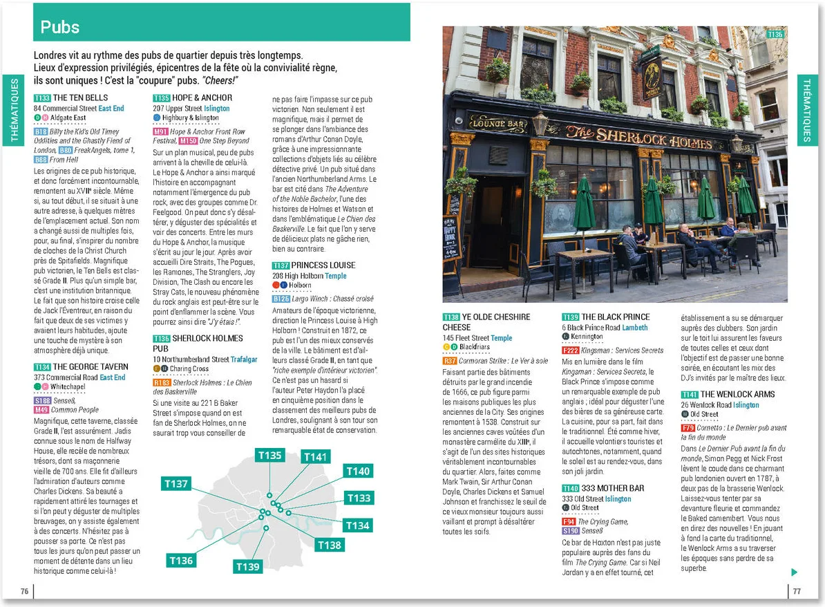 Guide de Londres des 1000 lieux cultes Livres