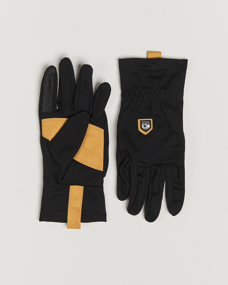 Hestra Merino Windwool Liner Glove Black