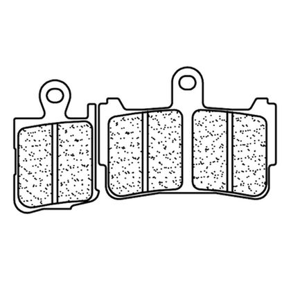 Plaquettes de freins CL Brakes route métal fritté - 1216A3+