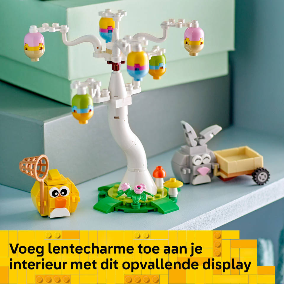 LEGO eieren zoeken met konijn en kuiken 40808