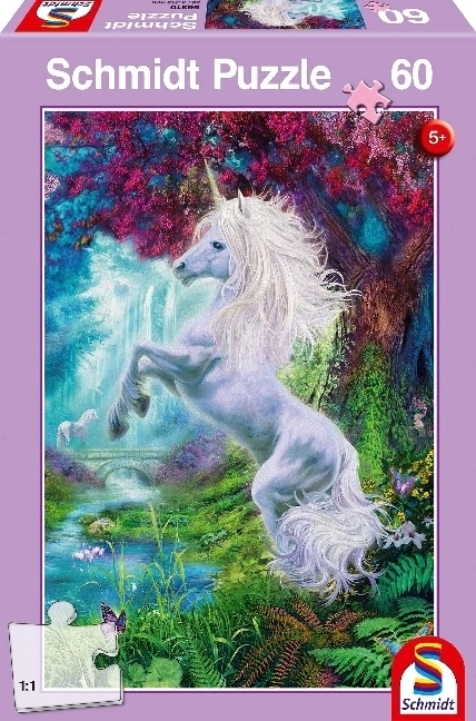 Einhorn im verzauberten Garten (Kinderpuzzle)