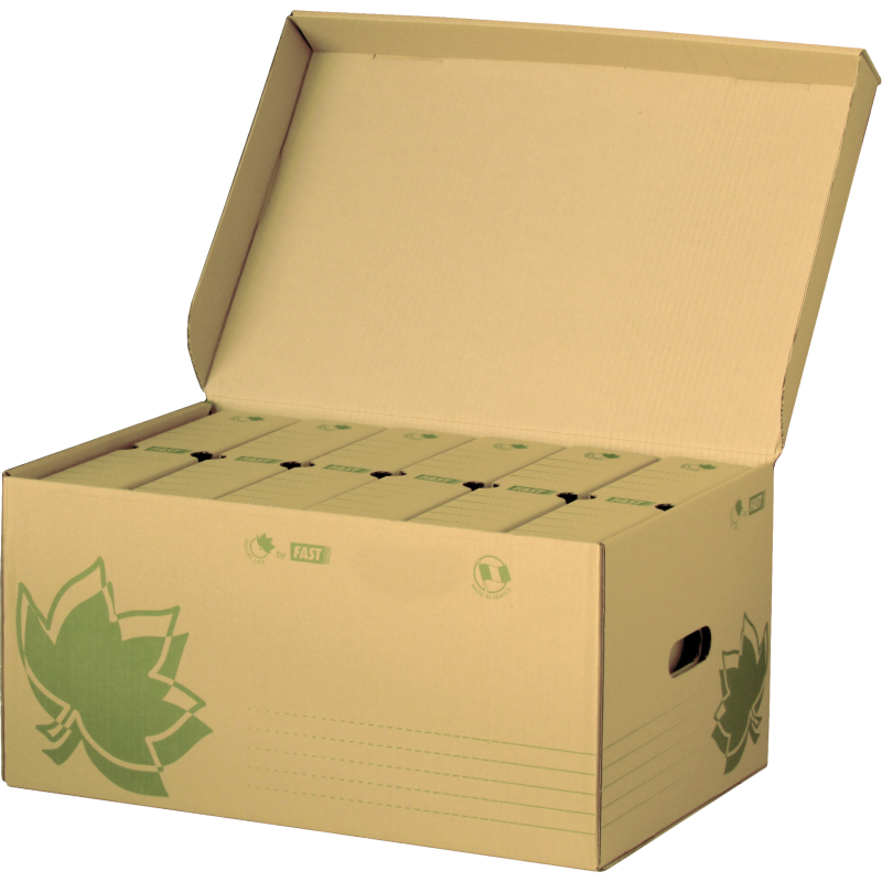 Conteneur D'Archivage + 6 Boite D8 Fast Nature Line Manuel Ecru