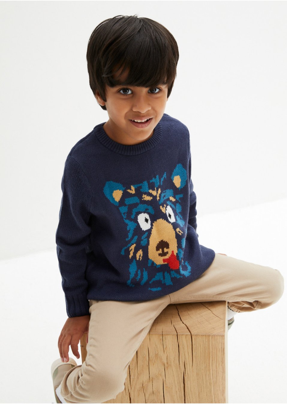 Pull en maille coton garçon