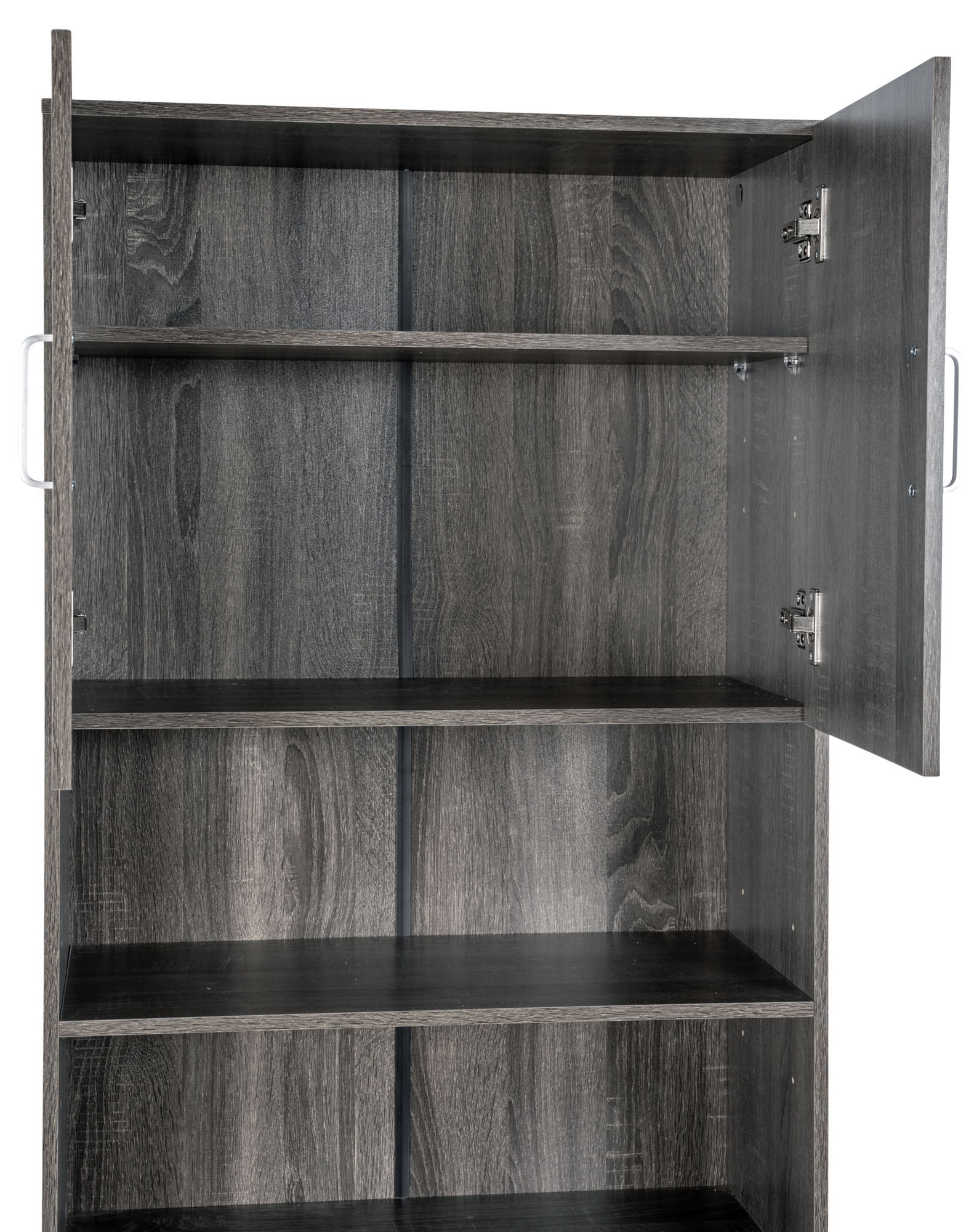 CLP Waschmaschinenregal Gardiner Mit Türen I Toilettenschrank Mit Staufach I Badschrank Aus Holz