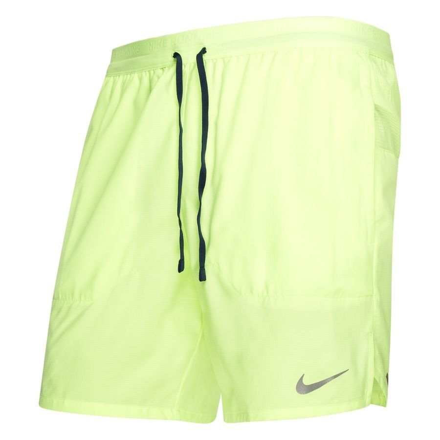 Nike Short Running Dri-FIT Stride 7'' - Vert/Argenté