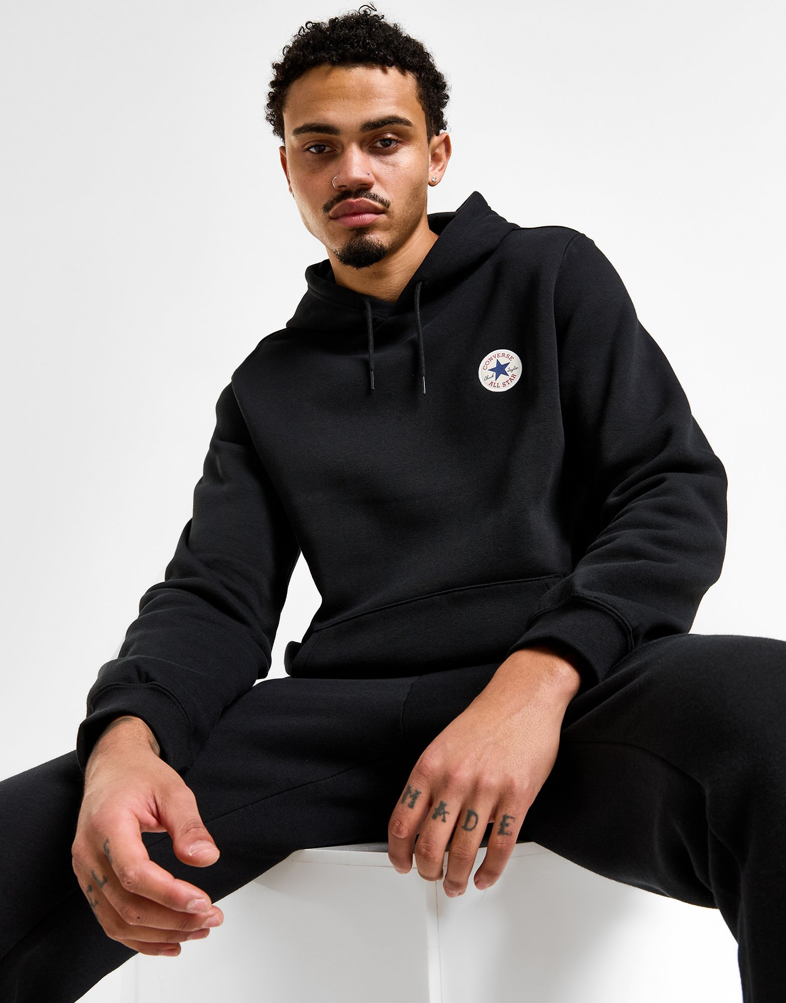 Converse Sweat à Capuche Patch Homme